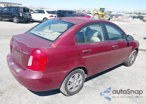2006 Hyundai Accent Gls из США, поврежденный, VIN KMHCN46C66U021813